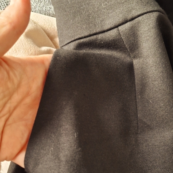 Trina Turk Sheila one shoulder black ruffle shift pencil mini dress S - Picture 6 of 8